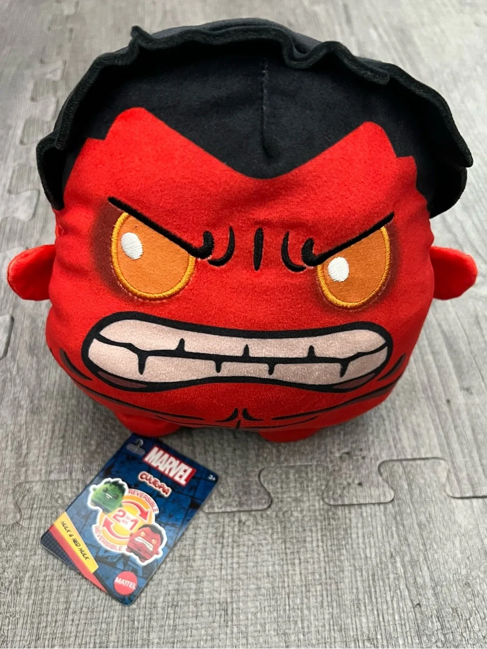 Marvel Reversible Hulk & Red Hulk Plush Stuffed Small